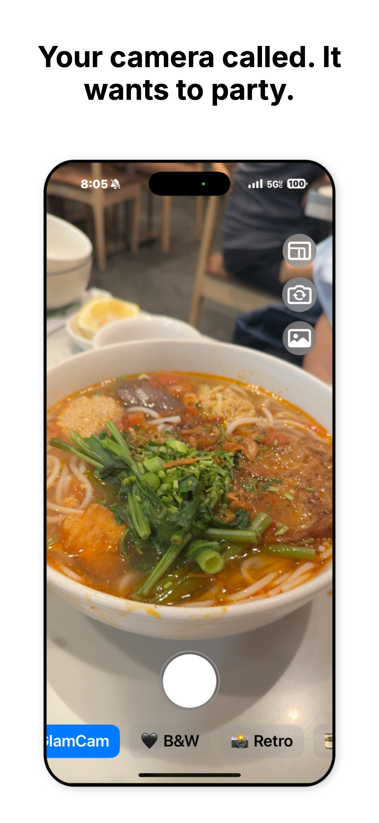 Menu view